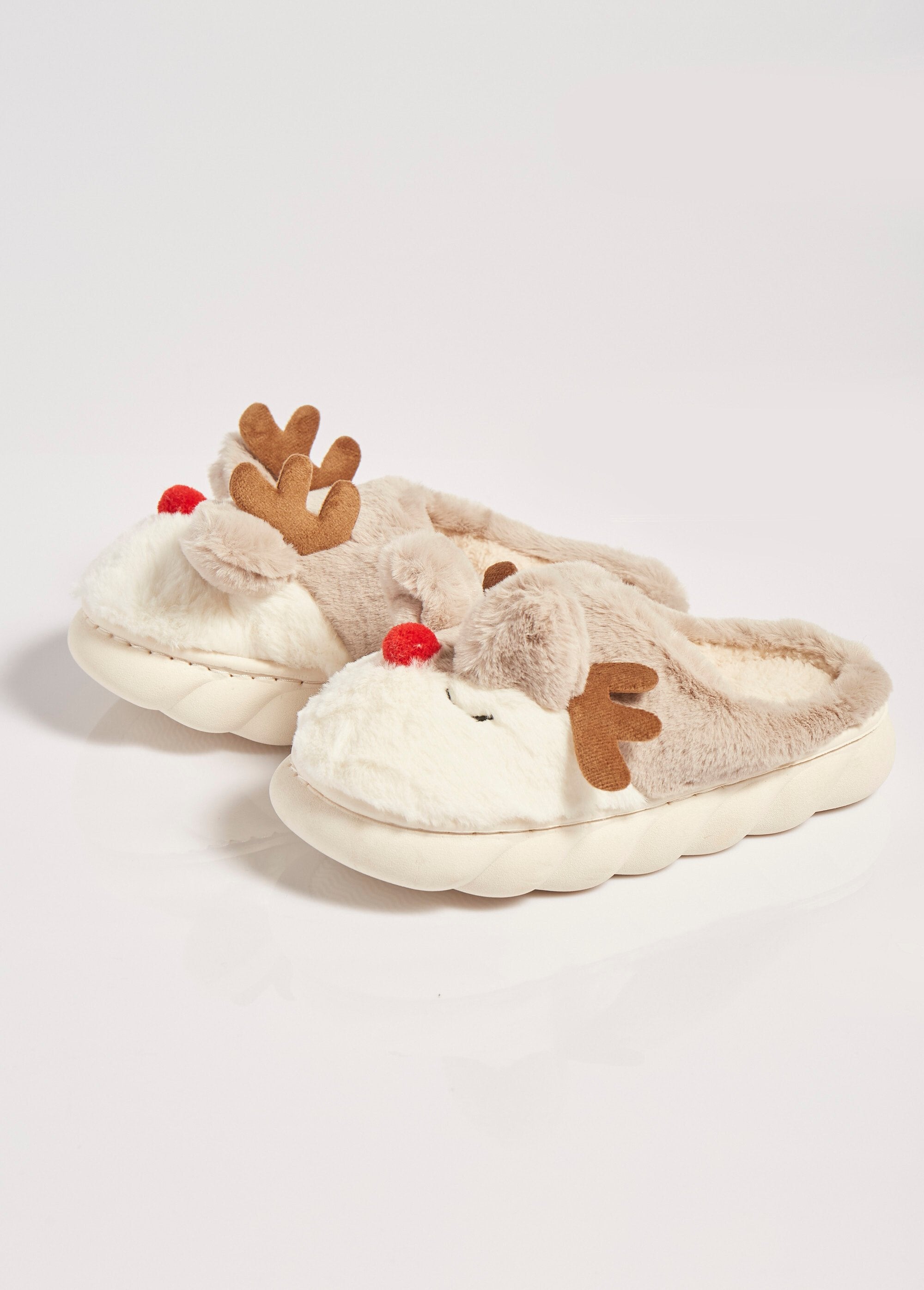Chaussons_chauds_en_fourrure_thème_Noël_Beige_DE1_slim