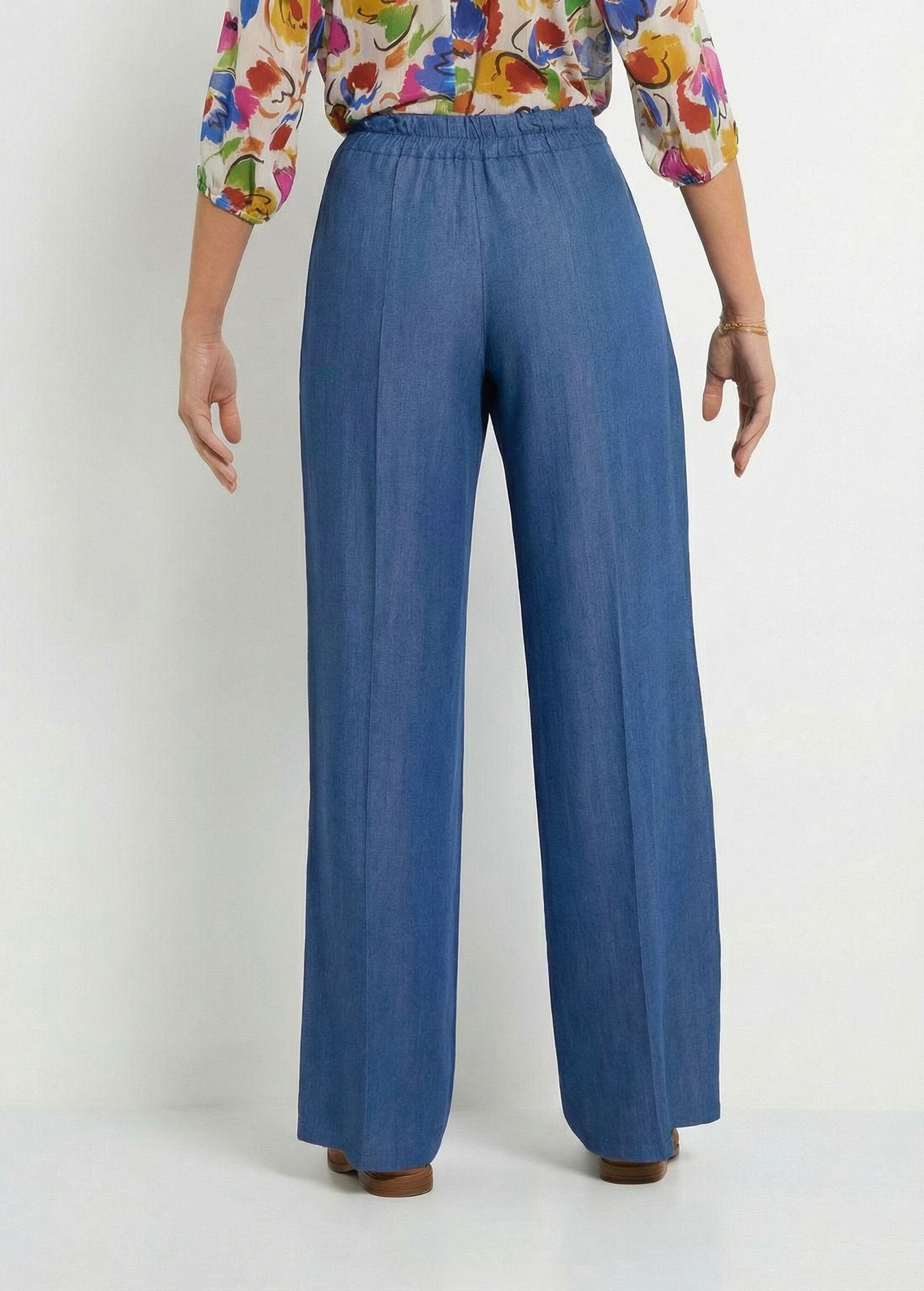 Pantalon_large_en_lyocell_ceinture_élastiquée_Bleu_DO1_slim