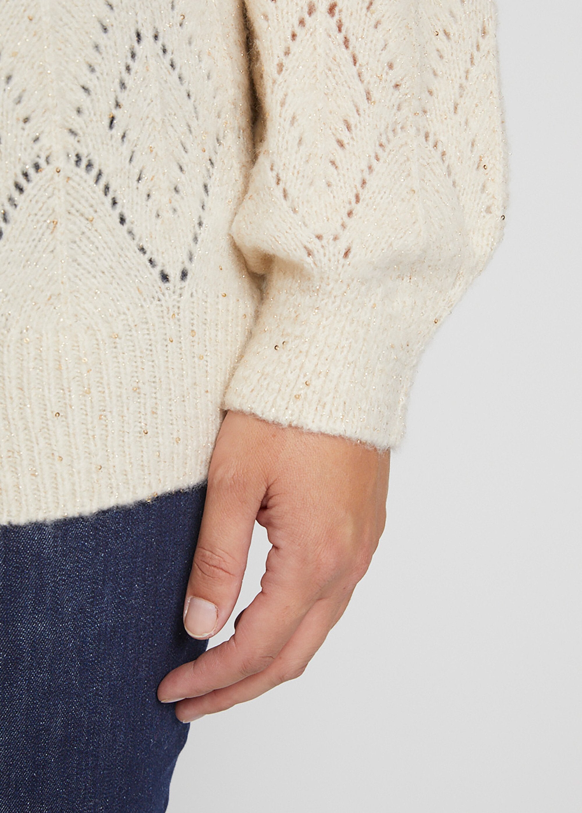 Sparkling_openwork_knit_sweater_with_a_round_neck_Sand_DE2_curvy