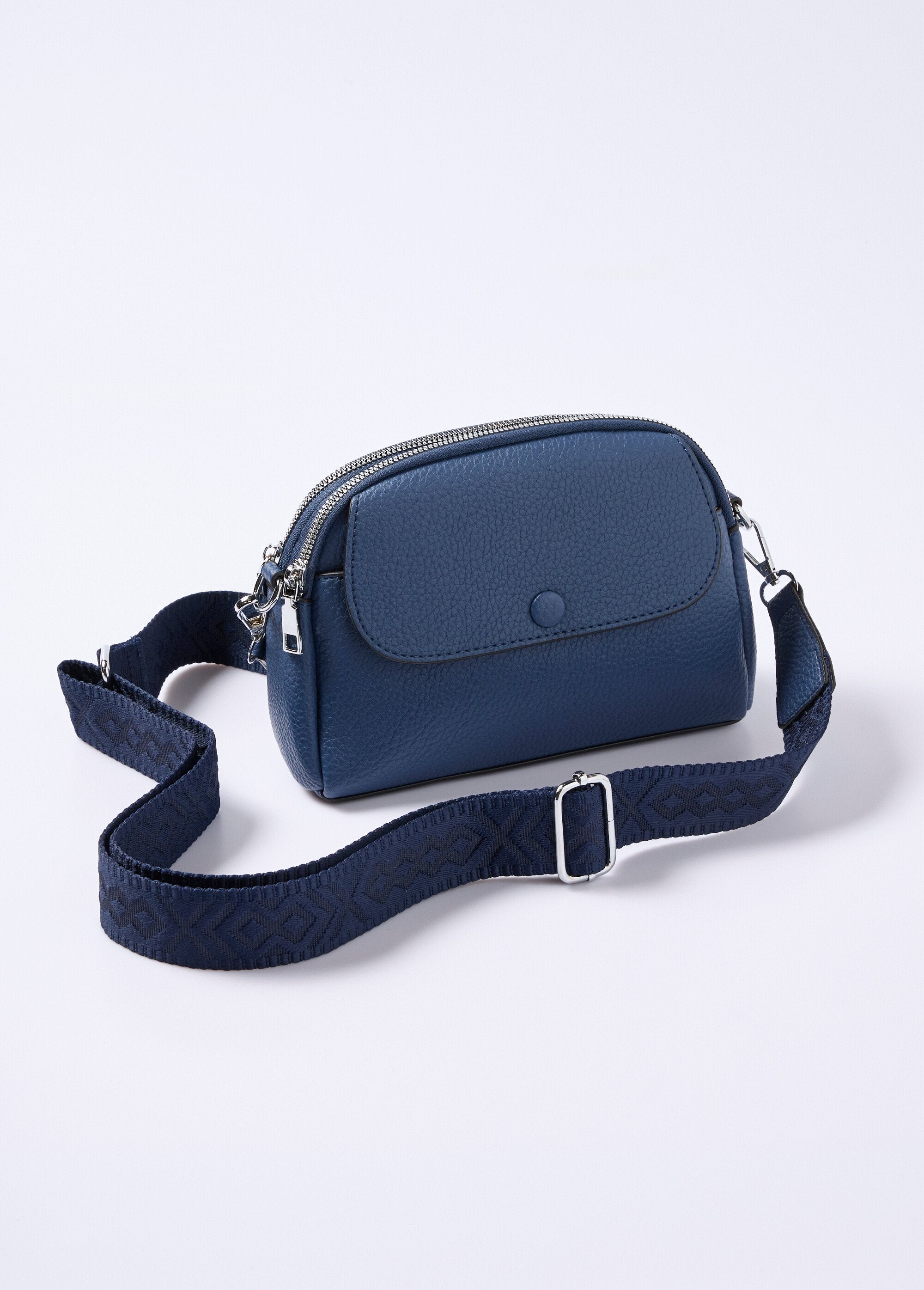 Grained_faux_leather_bag_with_shoulder_strap_Blue_FA1_slim