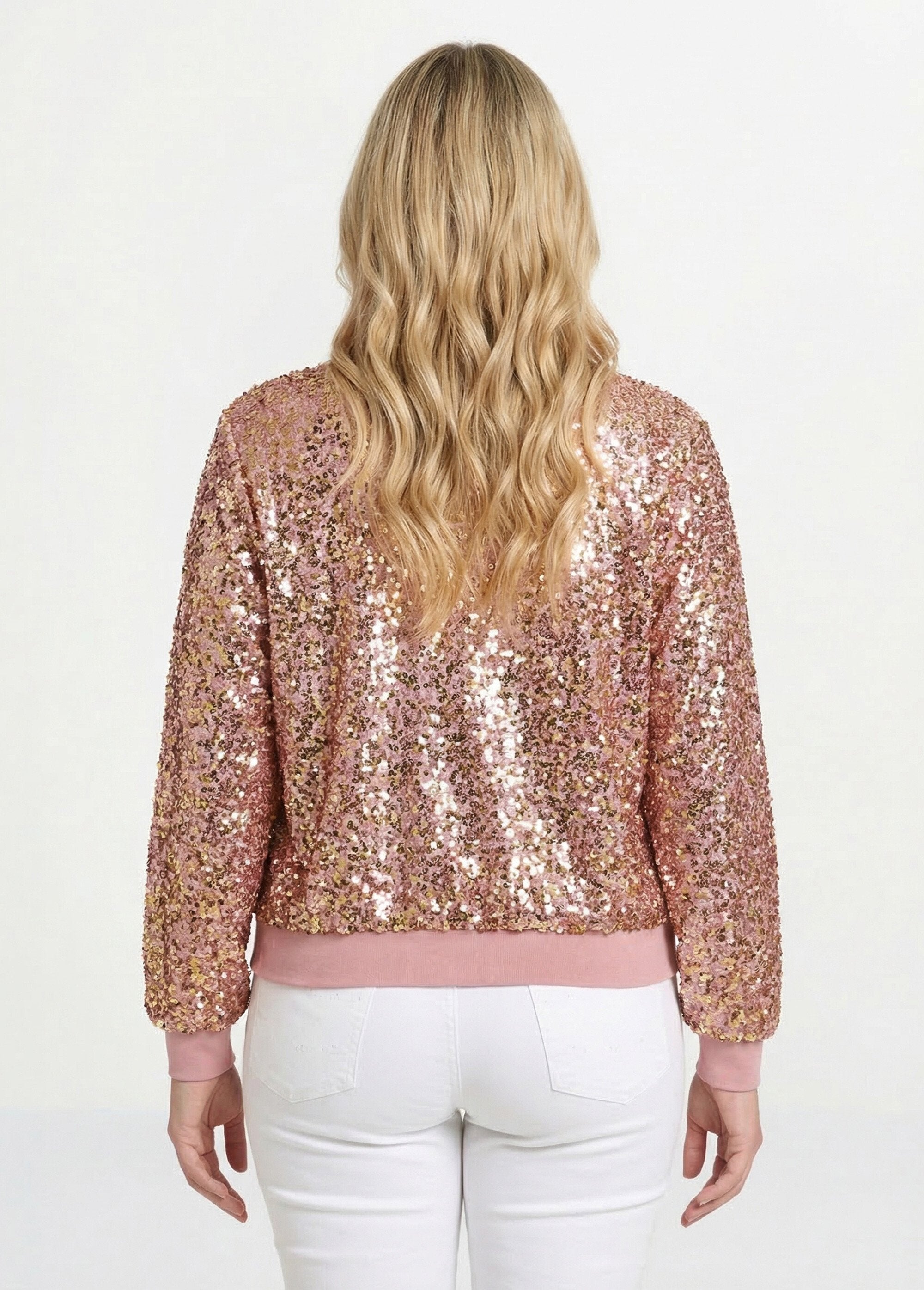 Sequined_sweatshirt_with_round_neck_Pink_and_gold_DO1_slim