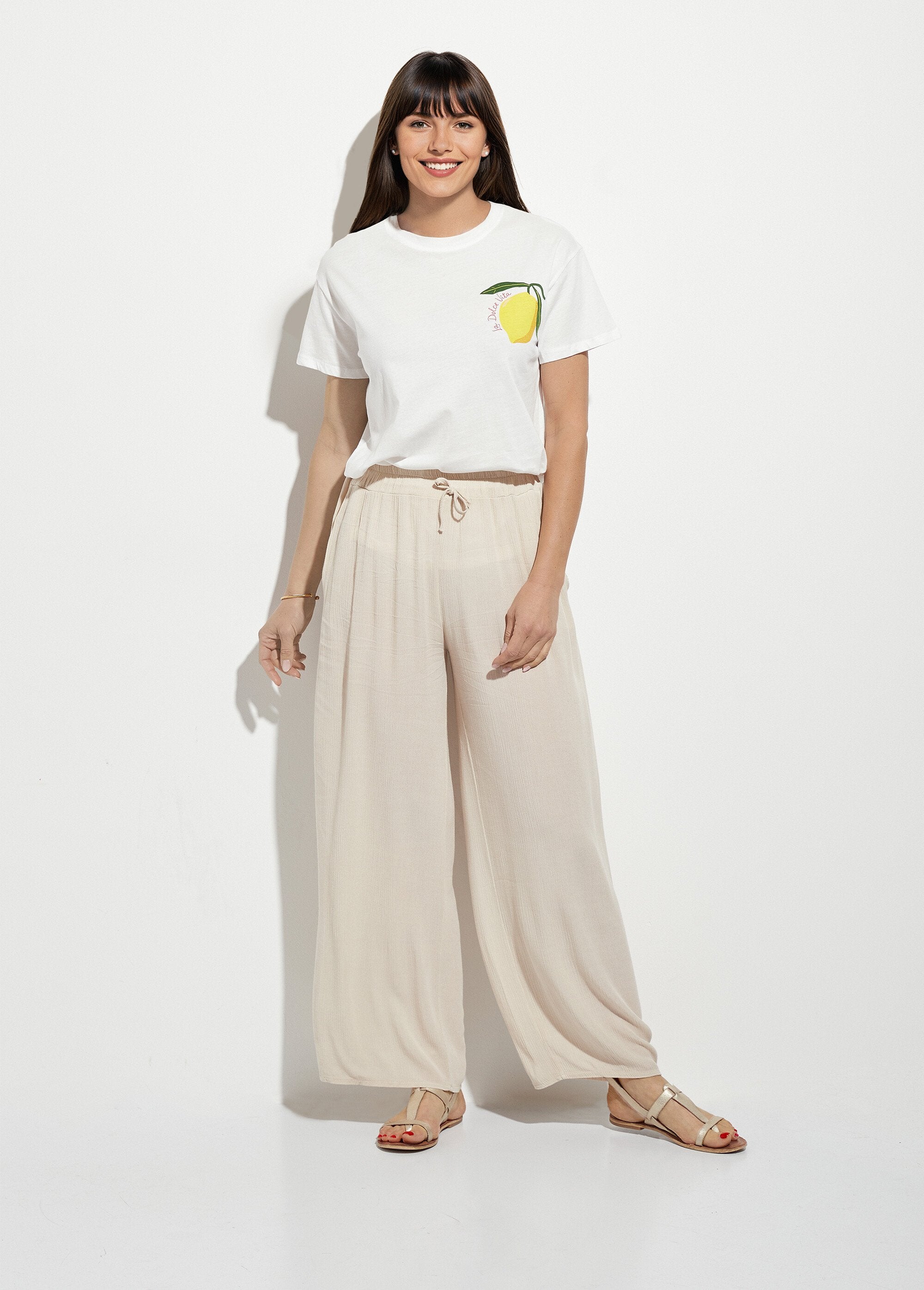 Dolce_Vita_themed_short-sleeved_T-shirt_White_SF1_slim