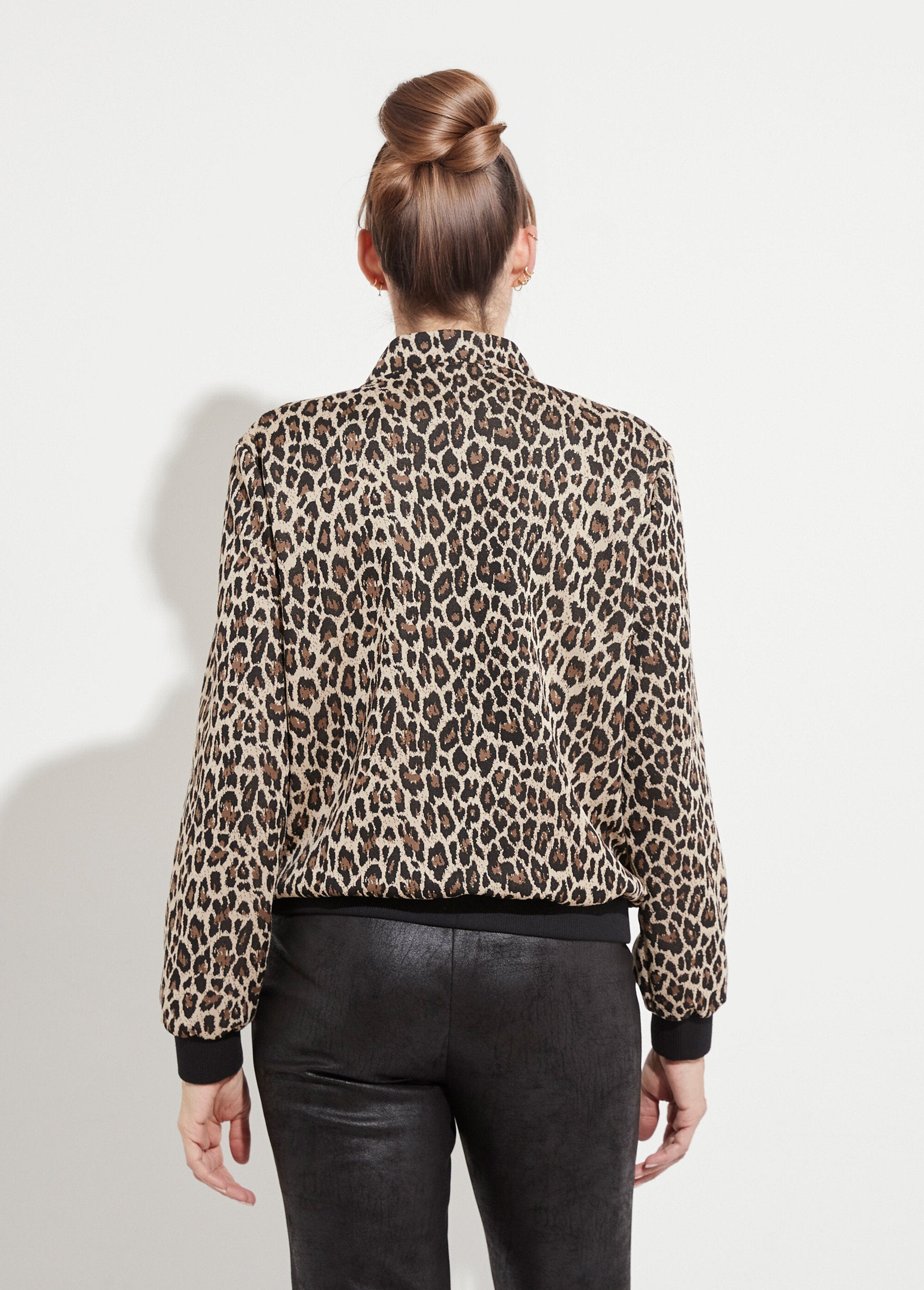 Blouson_pressionné_imprimé_peau_de_bête_esprit_bomber_Beige_et_noir_DO1_slim