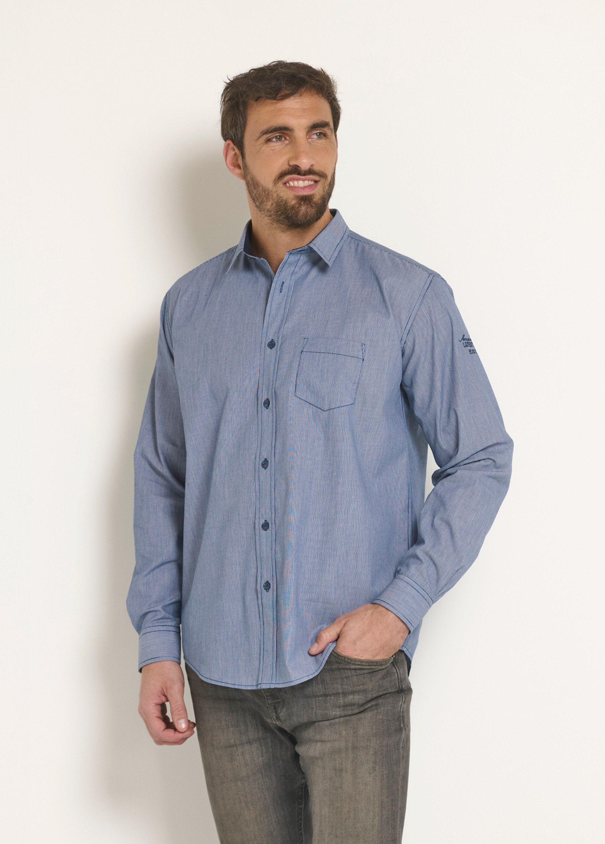 Easy_care_polycotton_shirt_Gray_FA1_slim