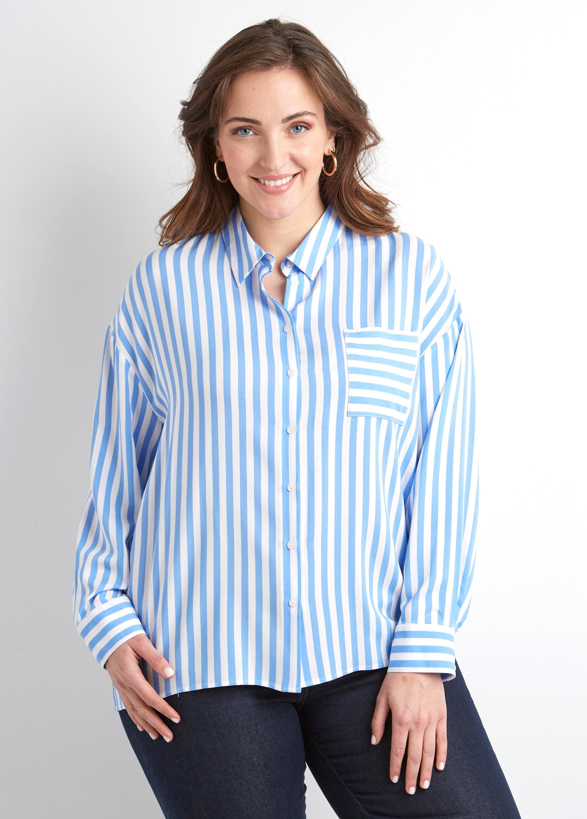 Long_sleeve_striped_flowing_blouse_Blue_and_white_FA1_curvy