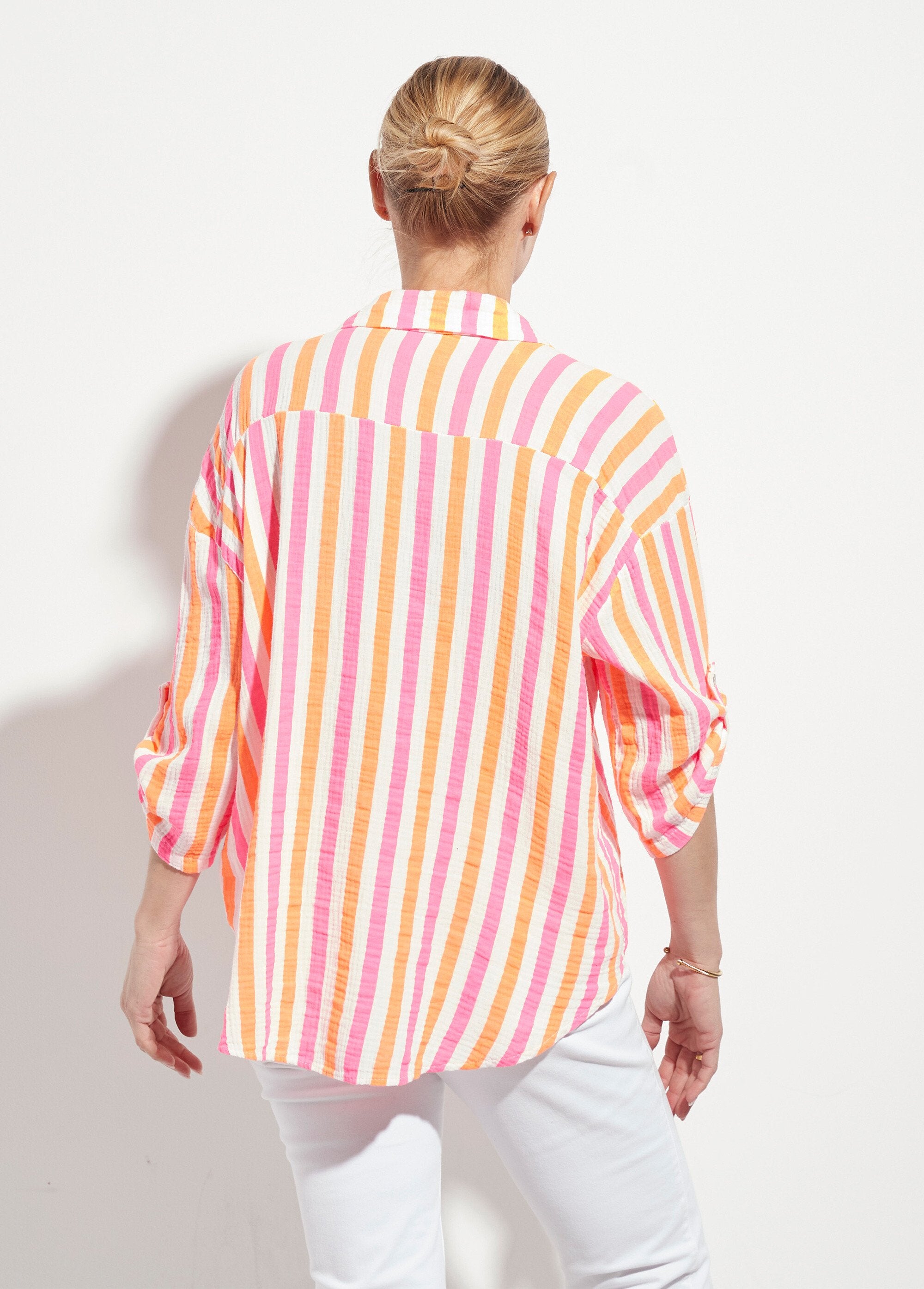 Cotton_gauze_blouse_with_fluorescent_stripes_Orange_and_pink_DO1_slim