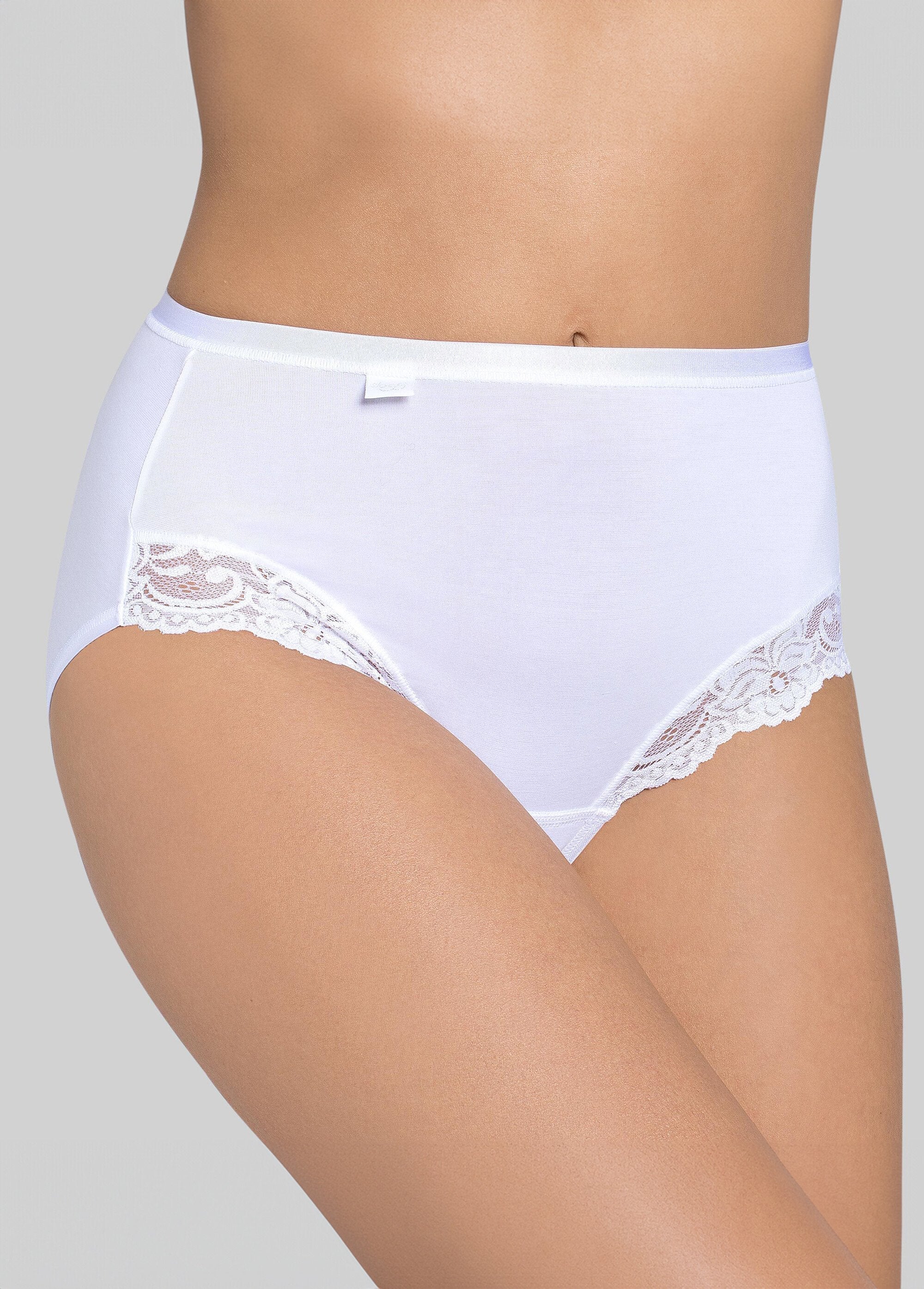 Sloggi®_-_Culotte_taille_haute_dentelle_Blanc_FA1_slim