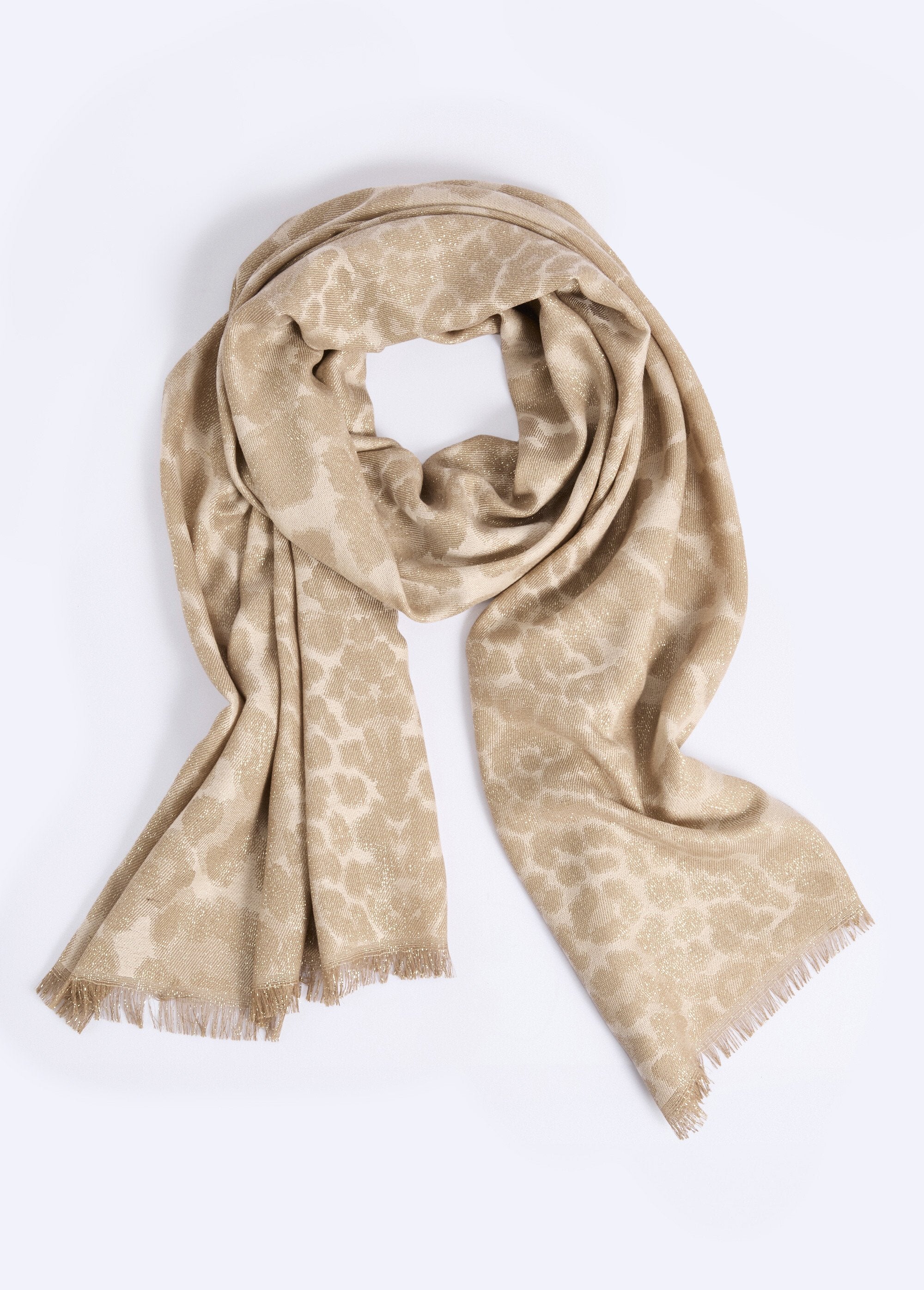Fine_scarf_with_metallic_animal_pattern_Beige_FA1_slim