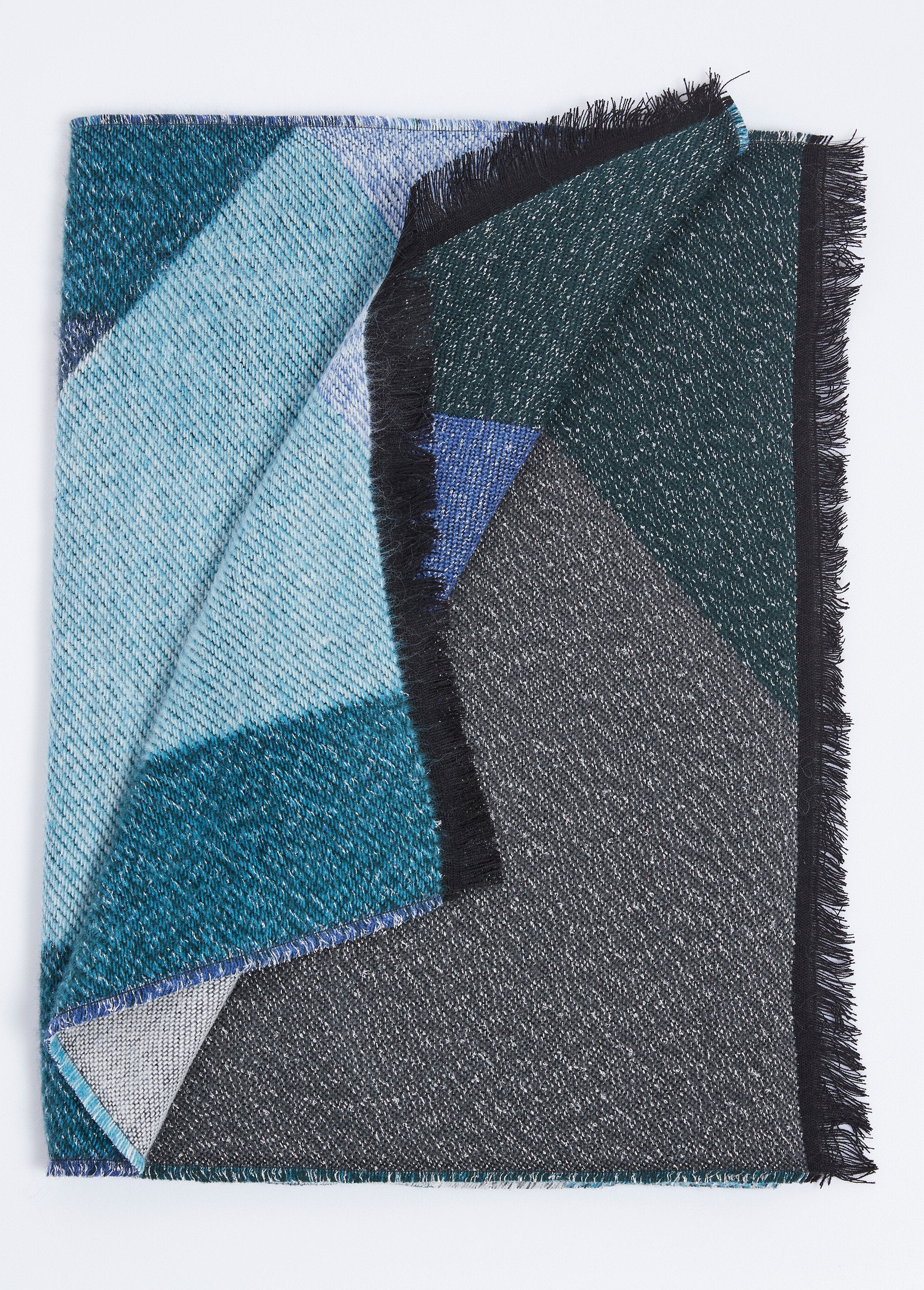 Graphic_print_fringed_scarf_Blue_FA1_slim