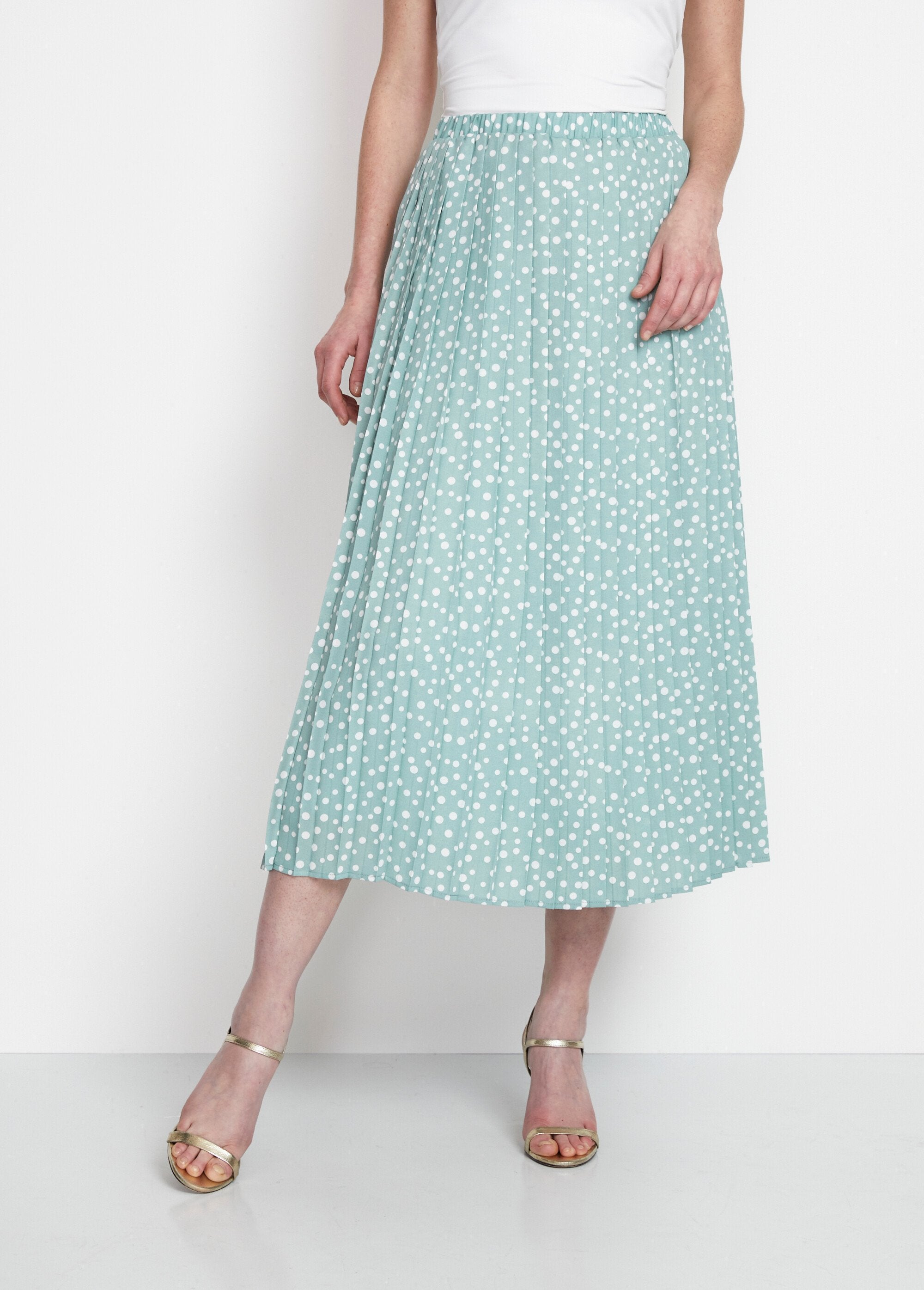 Long_pleated_polka_dot_print_skirt_Mint_and_white_FA1_slim