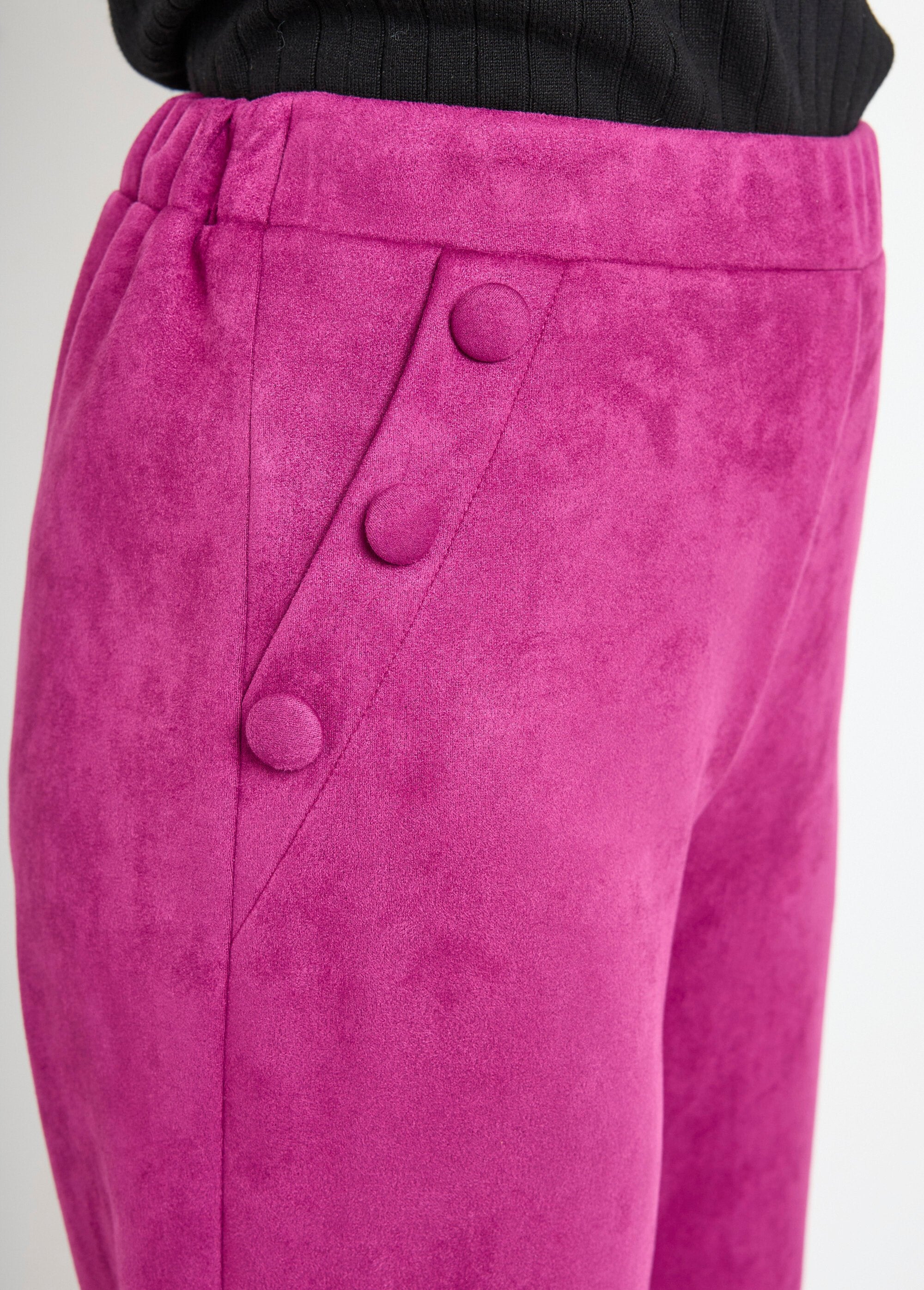 Straight-leg_trousers_with_elasticated_waistband_in_suede_fabric_Cassis_DE2_slim