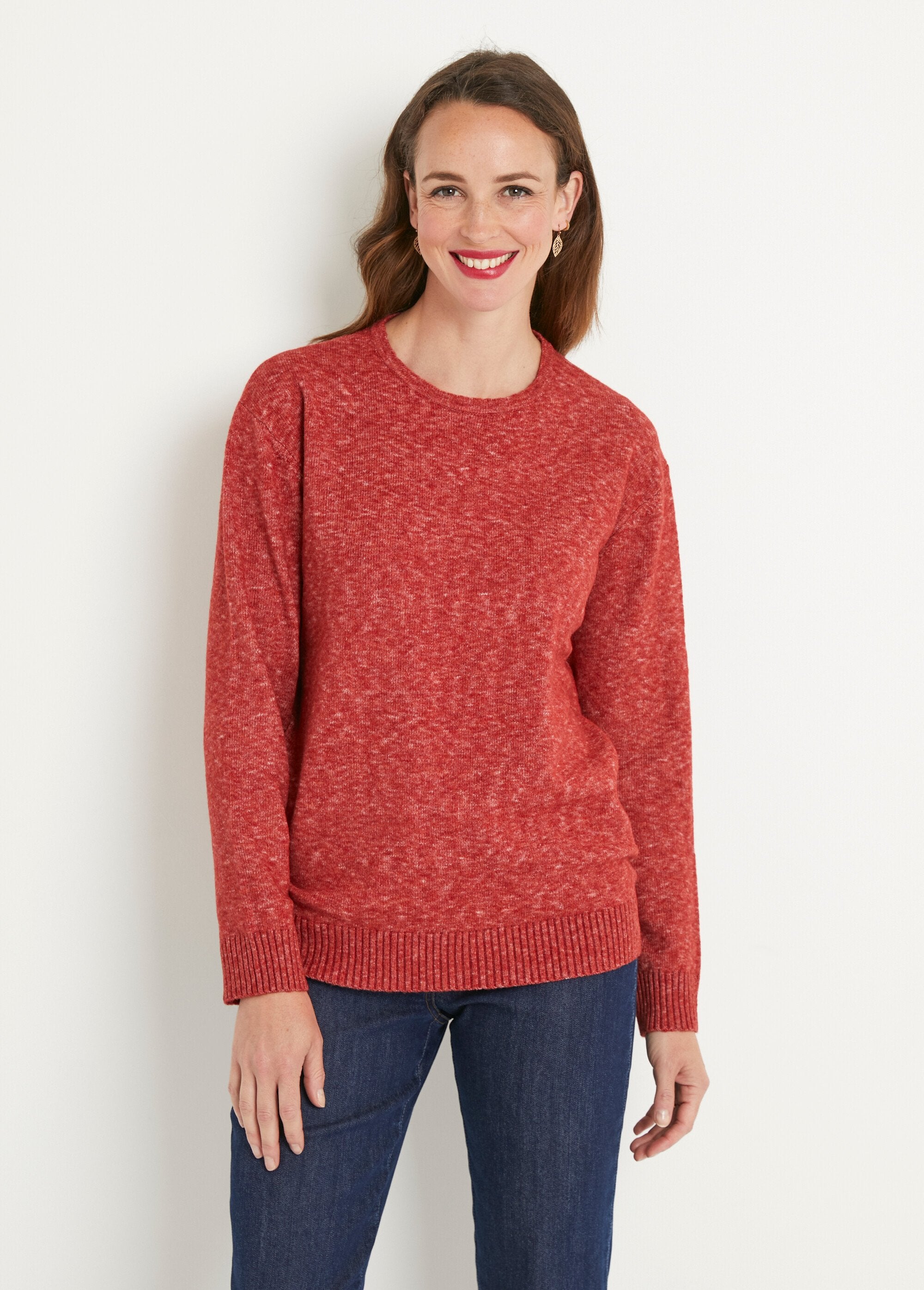 Round-neck_mottled_sweater_with_wool_Brick_FA1_slim