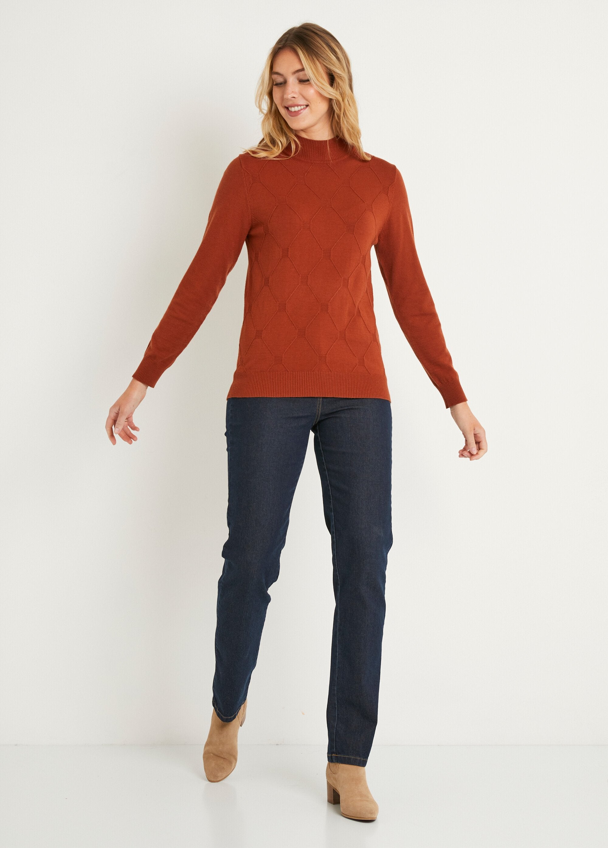 Soft,_plain_sweater_with_modal_blend_stand-up_collar_Hazelnut_SF1_slim