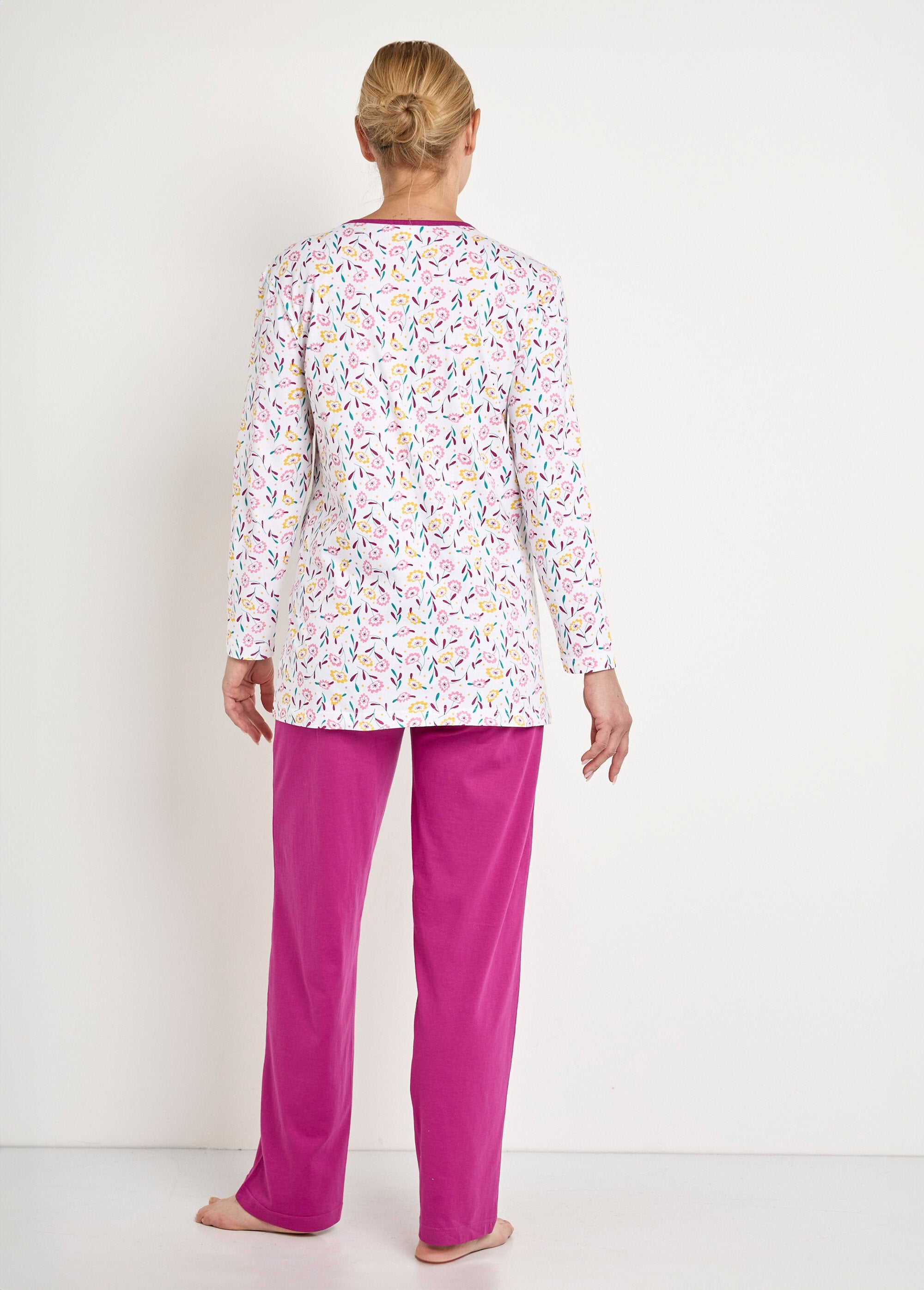 Pyjama_col_V_imprimé_manches_longues_coton_Imprime_prune_DO1_slim