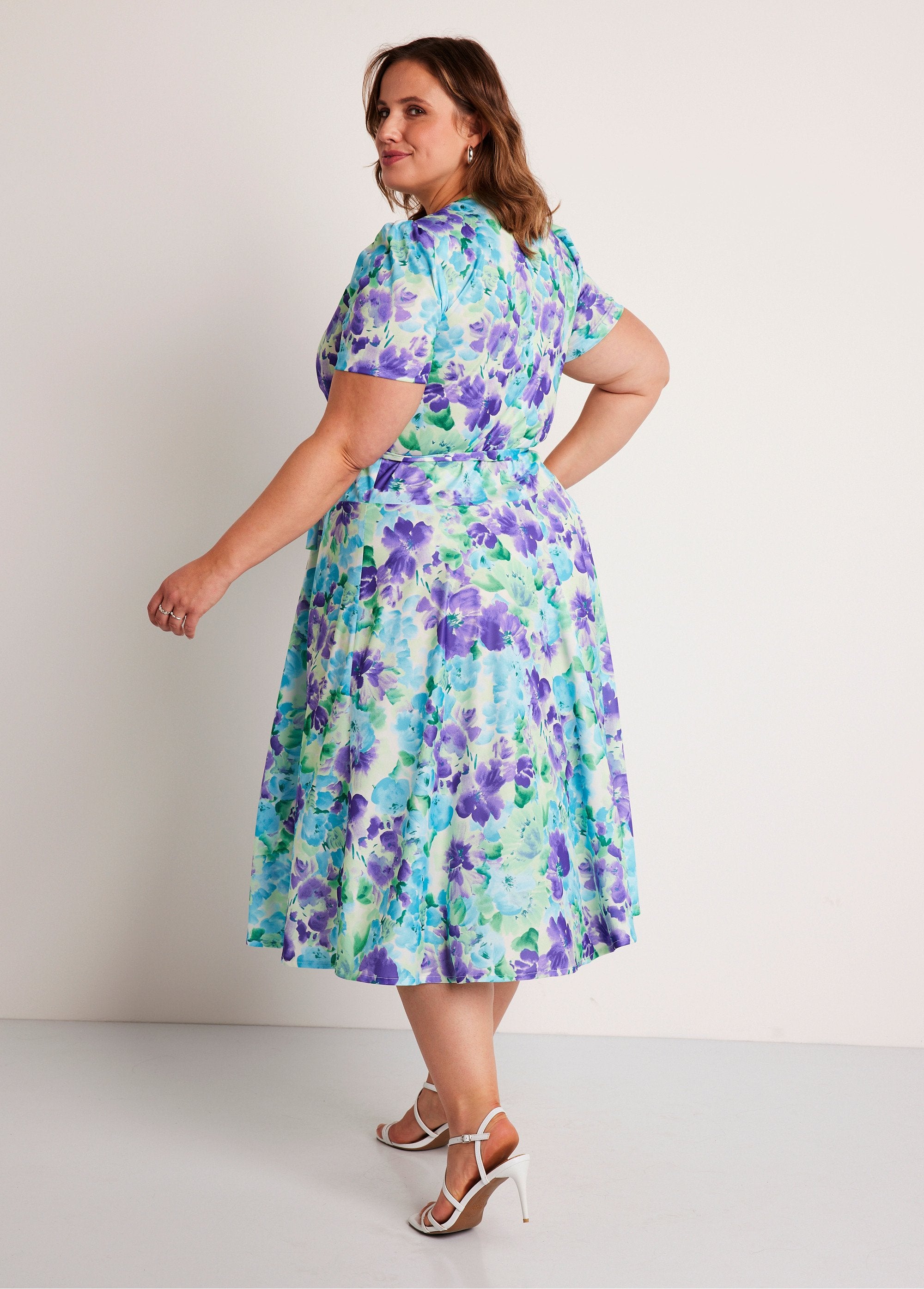 Mid-length_floral_wrap_dress_Green_and_purple_DO1_curvy