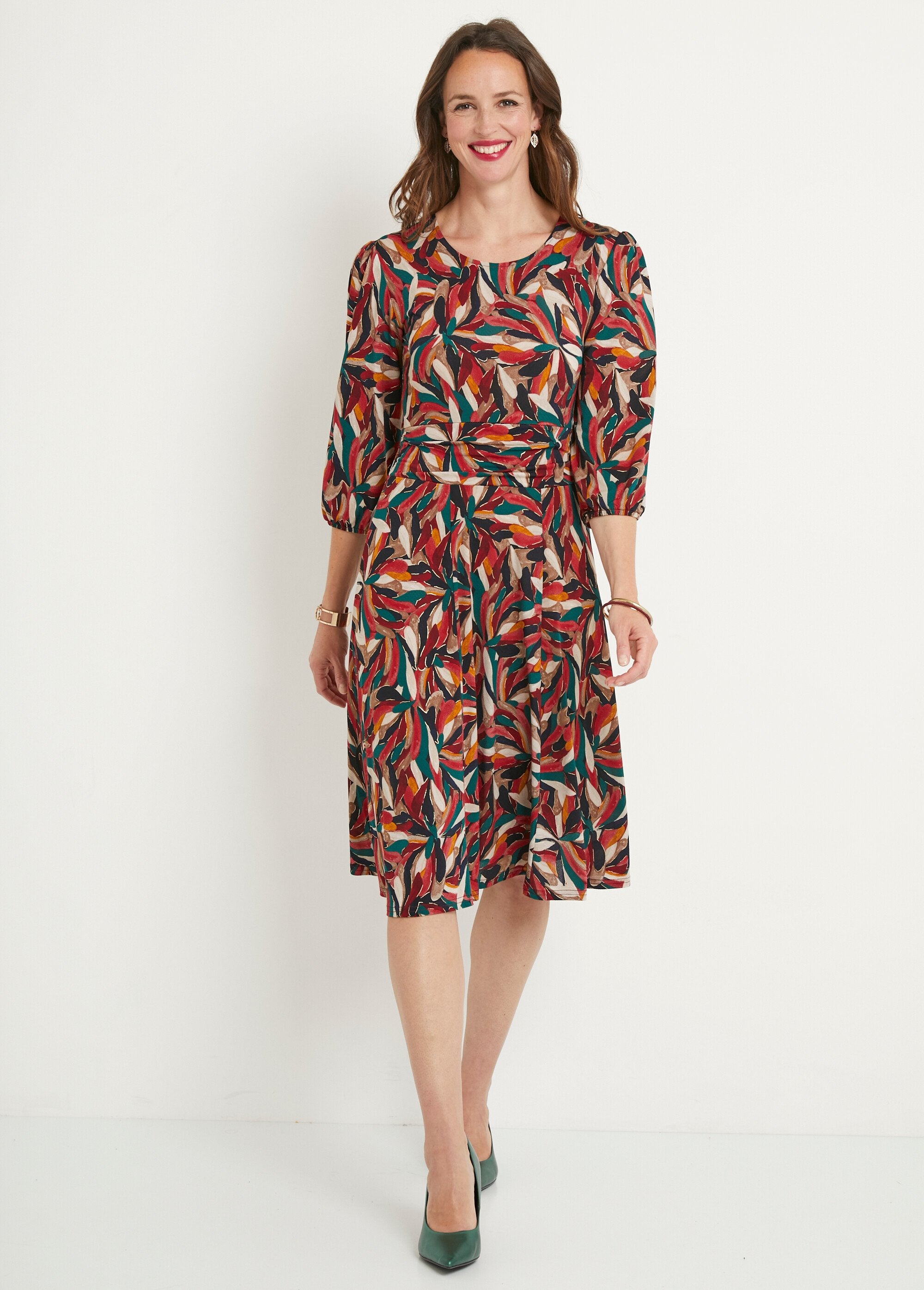 Short_printed_flared_dress_Multicolor_FA1_slim