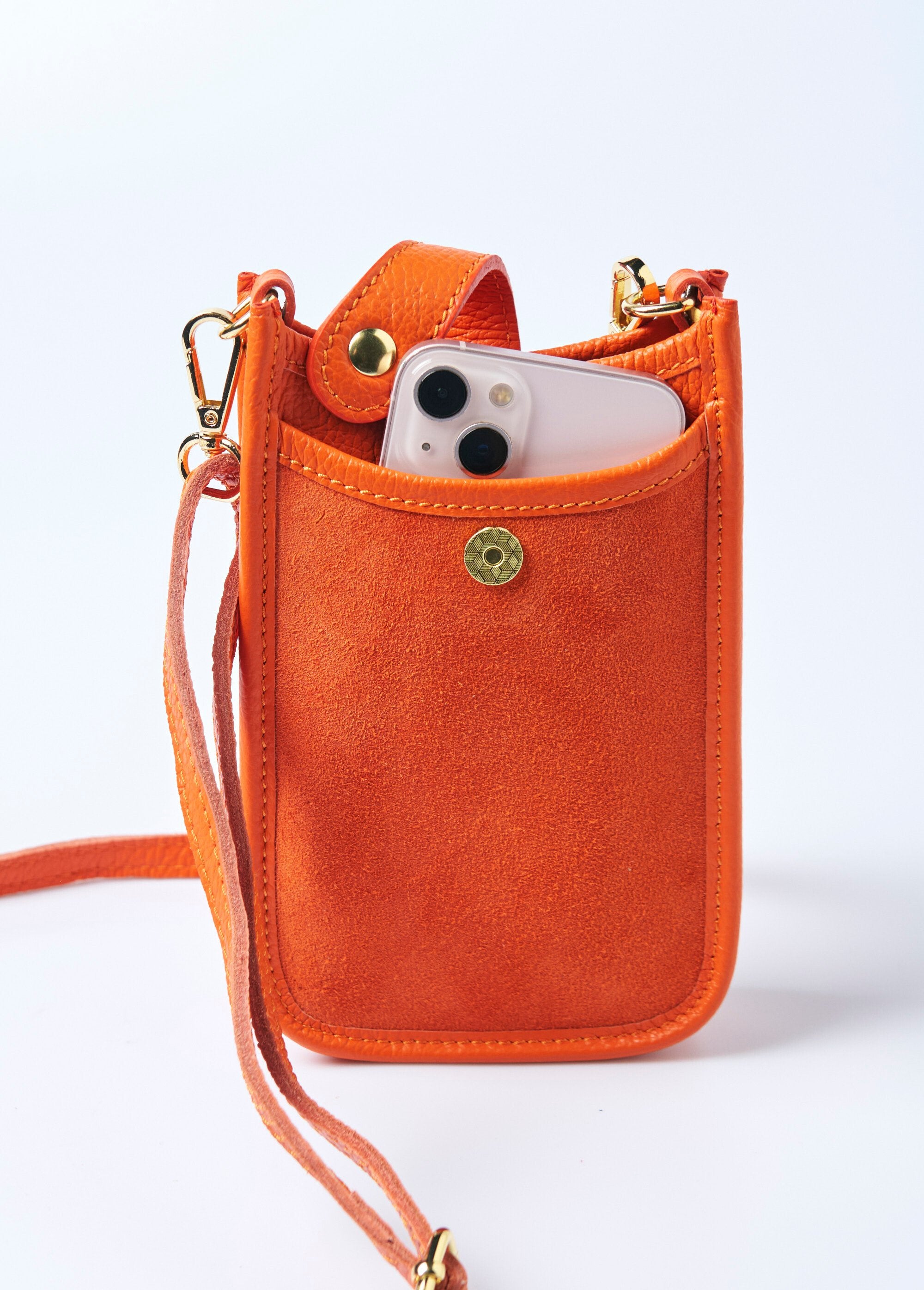 Leather_shoulder_bag_for_smartphone_Orange_DE2_slim