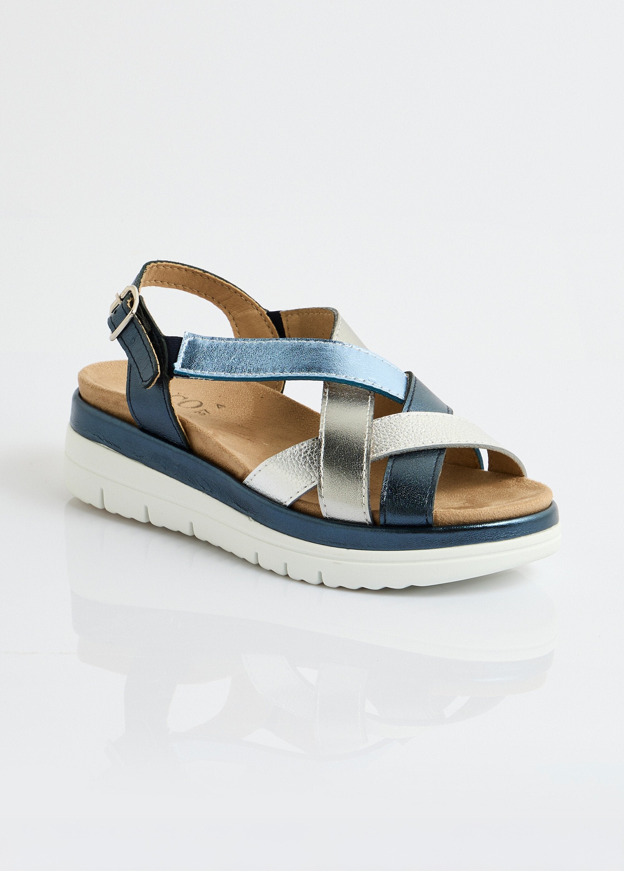 Wide_width_multi-strap_wedge_sandals_Navy_and_silver_FA1_slim