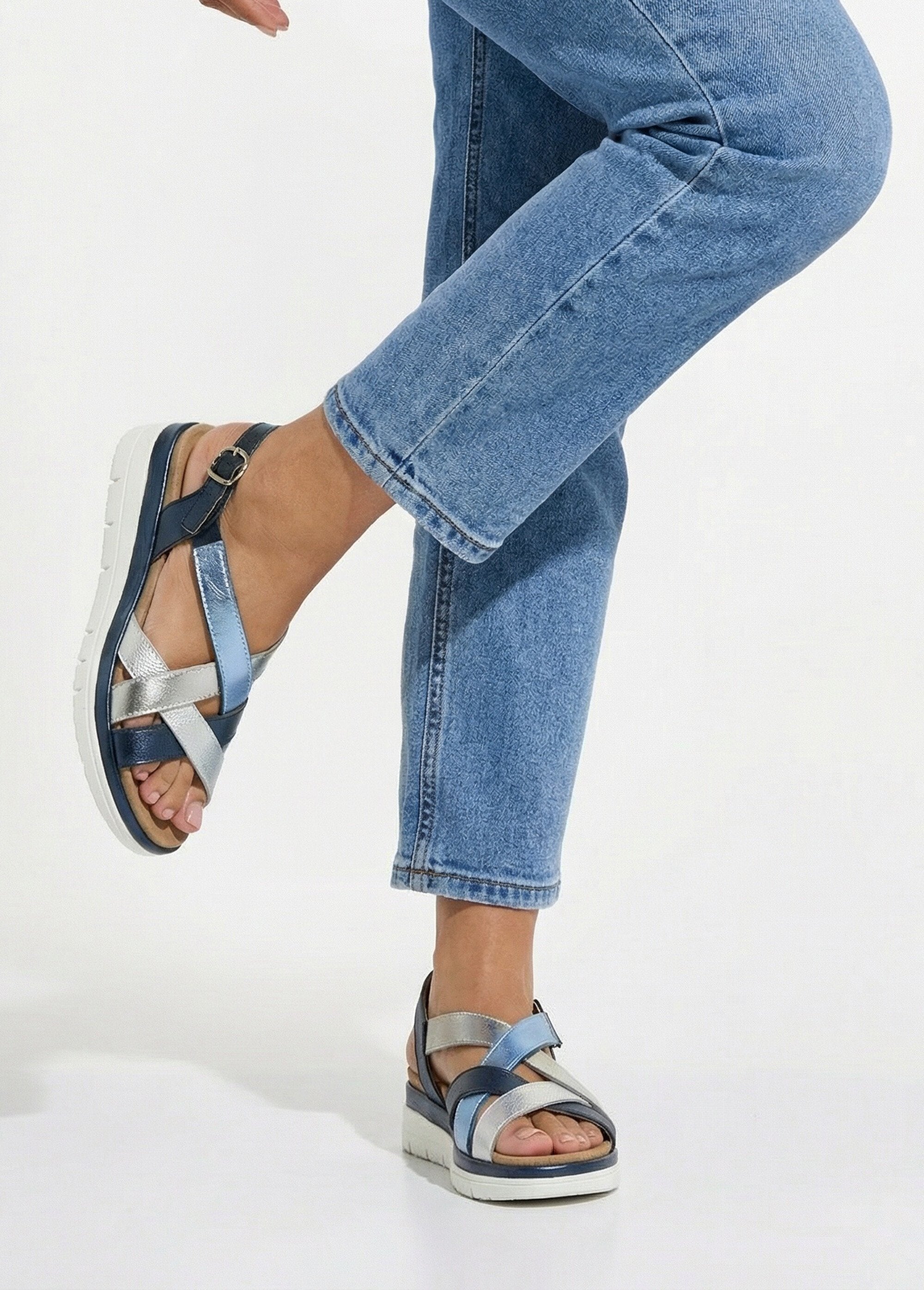 Wide_width_multi-strap_wedge_sandals_Navy_and_silver_SF1_slim