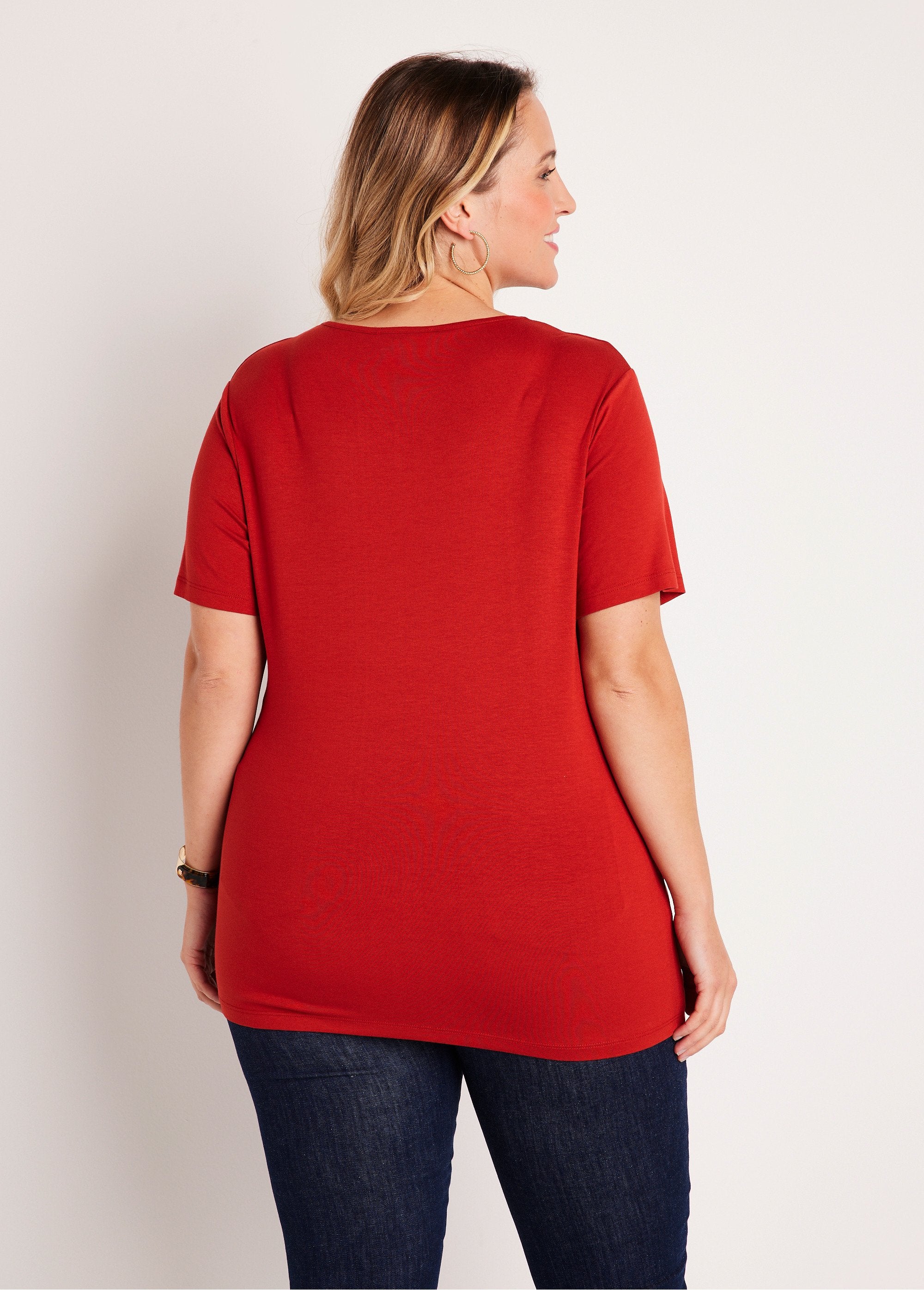 Plain_or_printed_short-sleeved_T-shirt_Plain_paprika_DO1_curvy